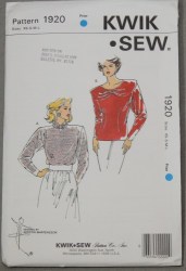 1920 KS LOVELY COLLAR LS BK BUTTON KNIT TOPS PATTERN XS-LG